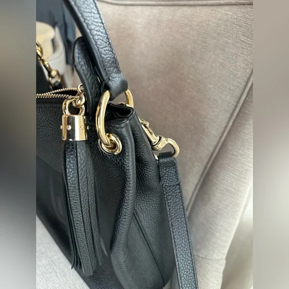 Gucci Black Pebbled Calfskin SoHo Hobo Bag Large - Picture 3 of 15